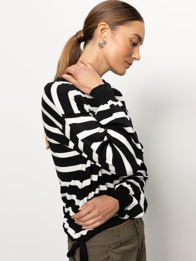 SIDE TIE SWEATER