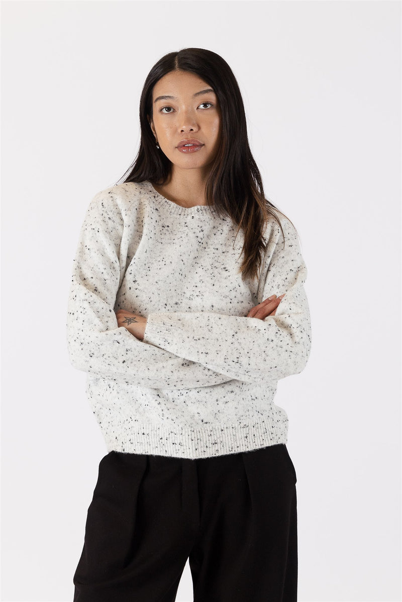 EMELY FLECK CREWNECK SWEATER