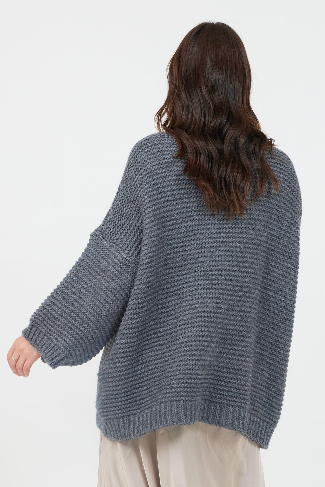 FREESIA CHUNKY WIDE KNIT SWEATER