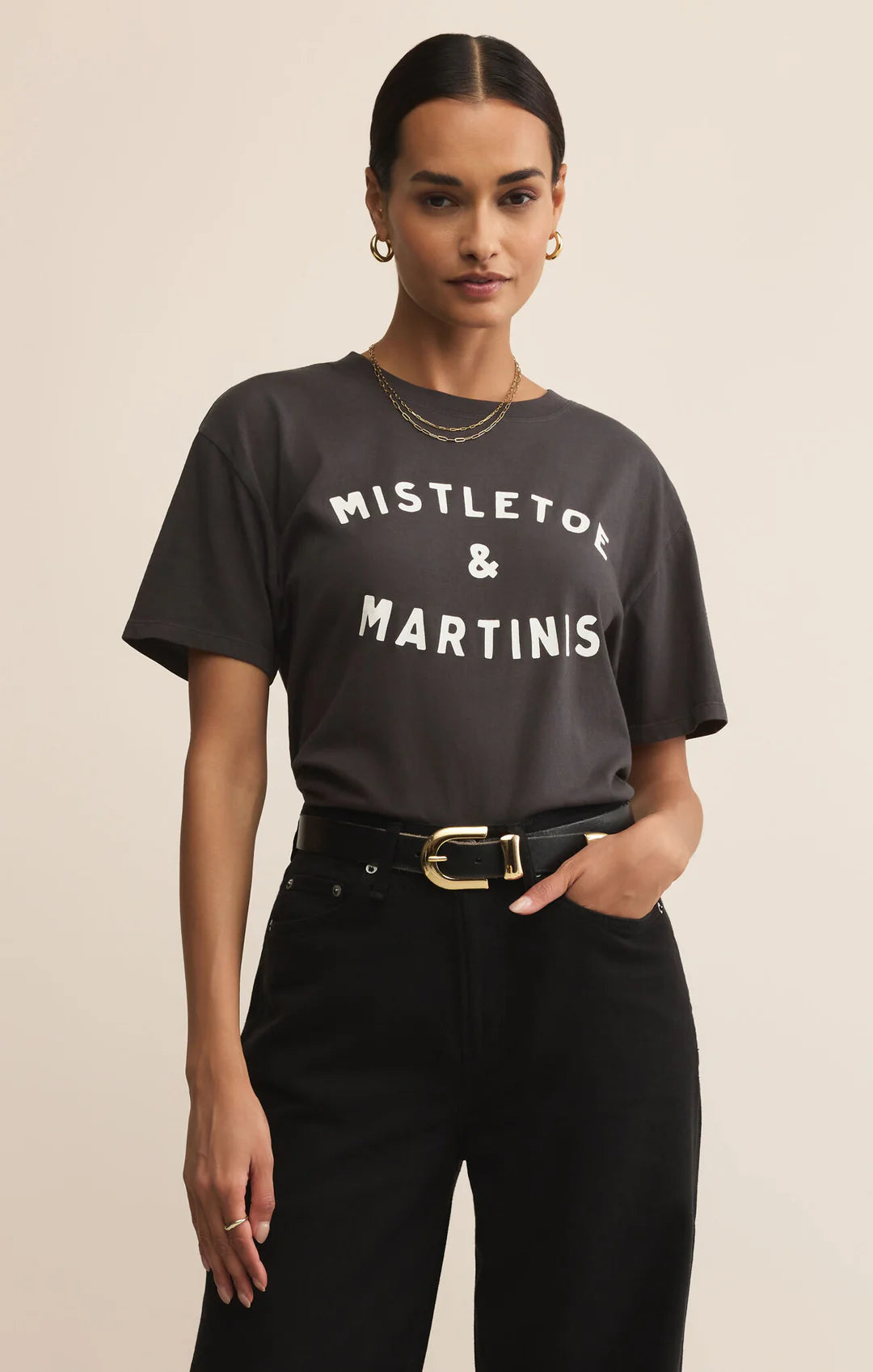MISTLETOE BOYFRIEND TEE