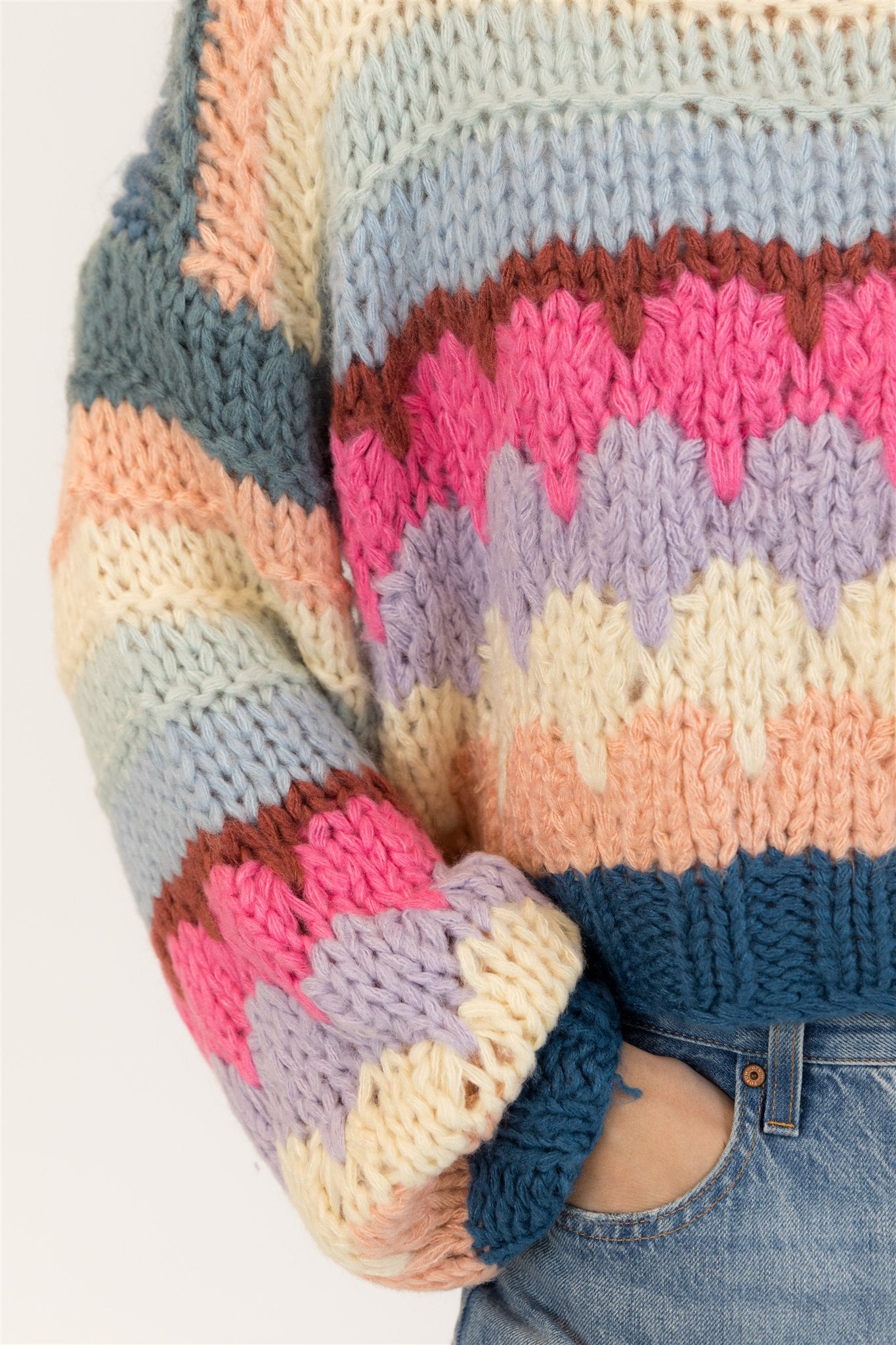 HANNAH HANDMADE CREWNECK PULLOVER