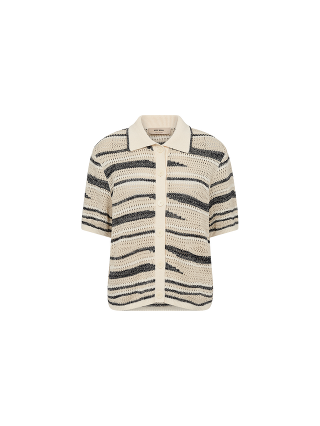 UNE WAVE SS KNIT CARDIGAN
