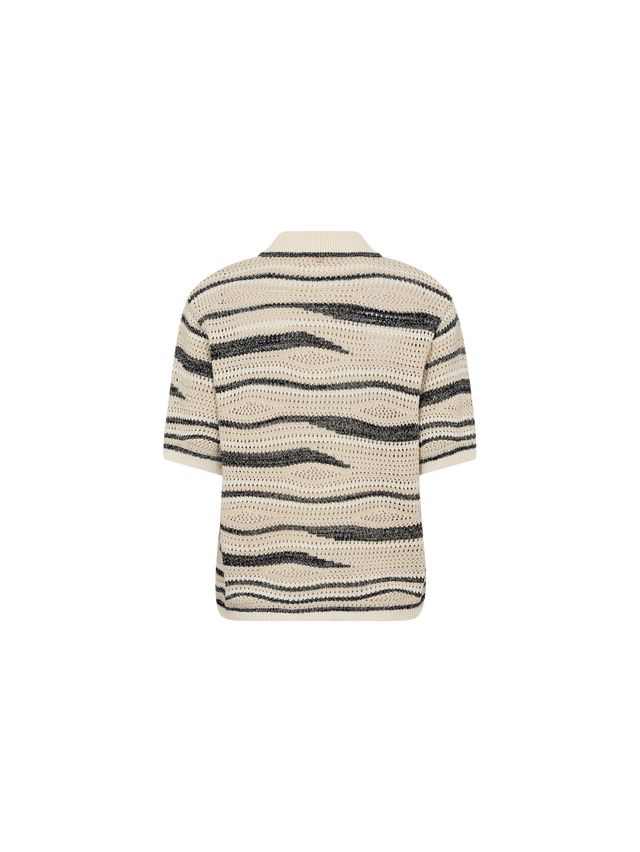 UNE WAVE SS KNIT CARDIGAN
