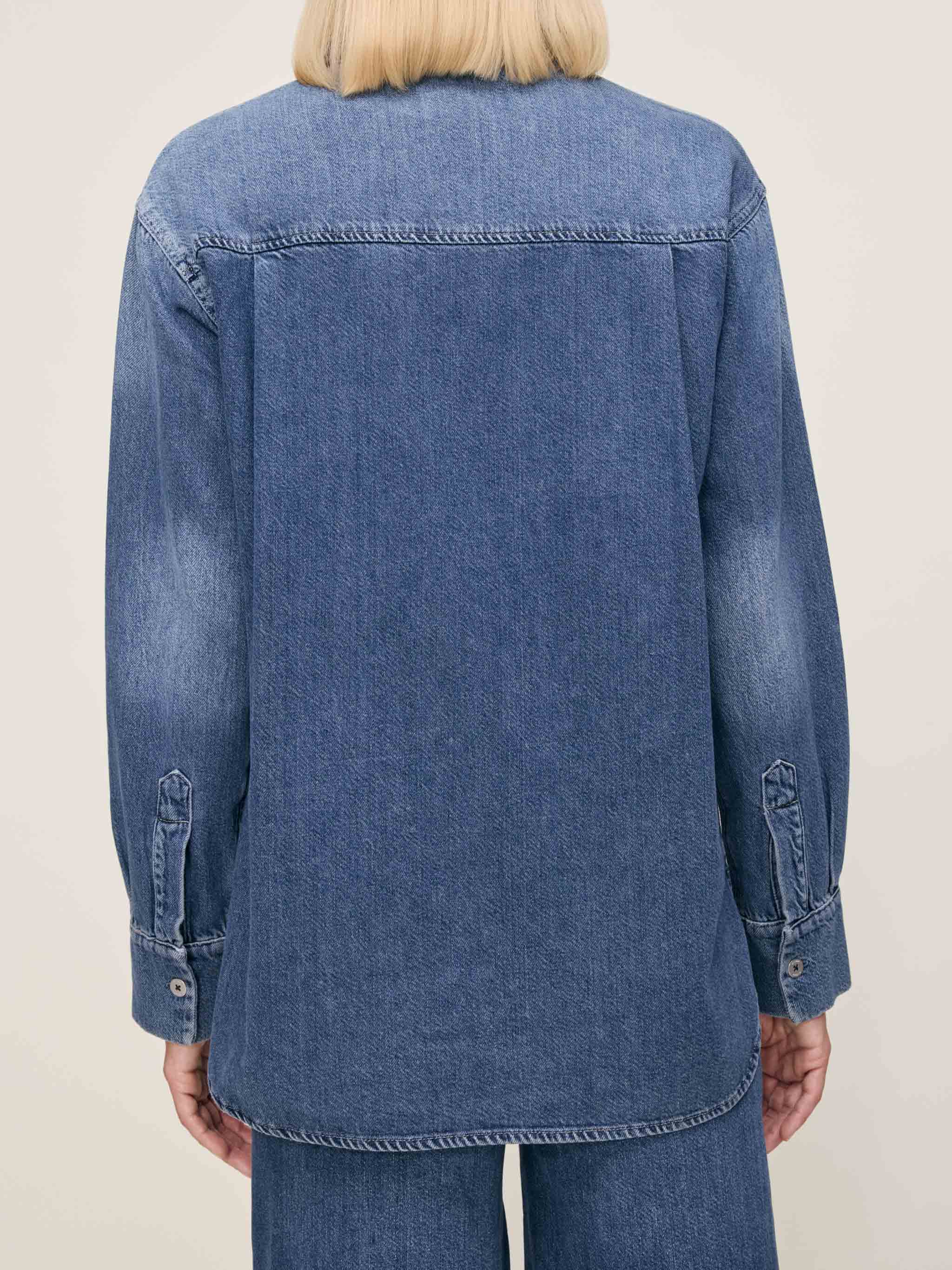 FAYE OVERSIZED DENIM SHIRT