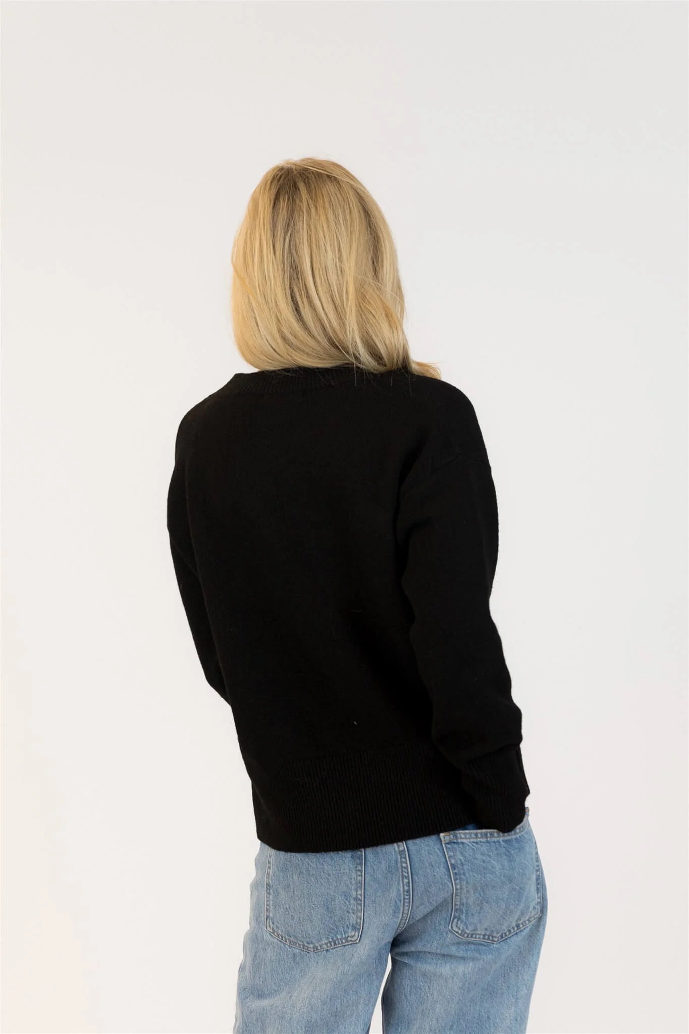 ECO SWEATER W/SHERPA HEARTS