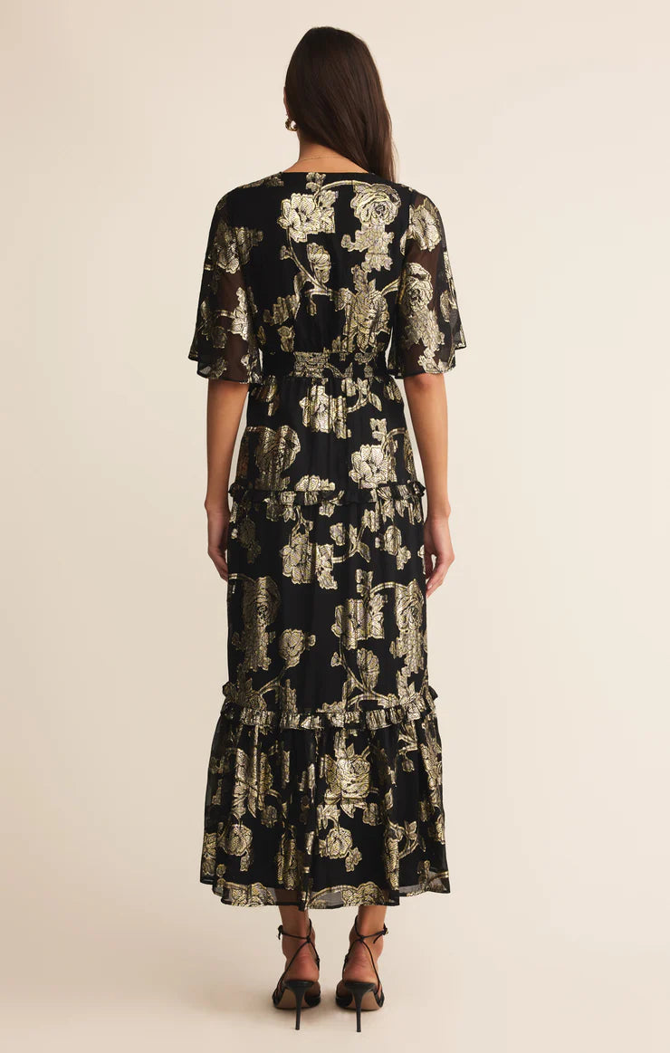 KIERA JACQUARD MAXI DRESS
