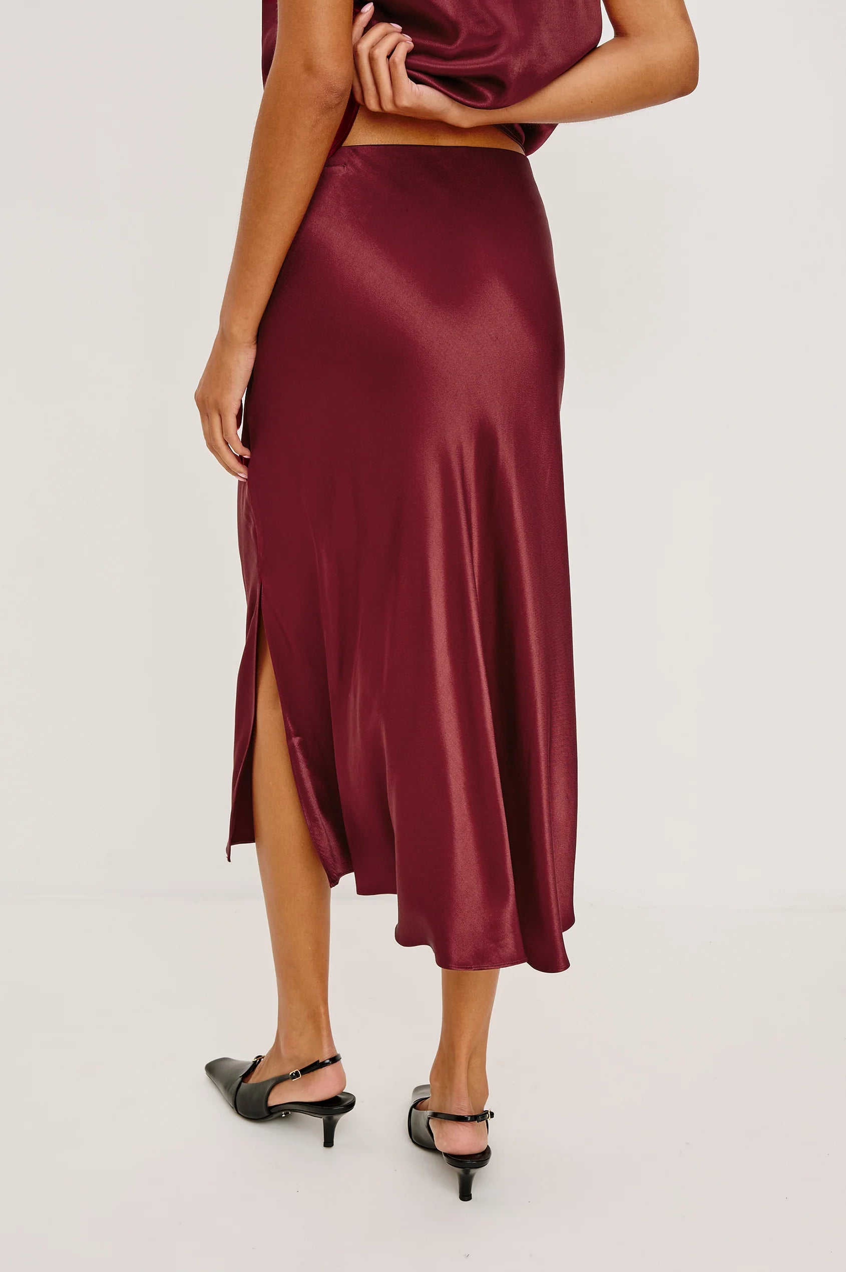 MAYA GARNET SKIRT