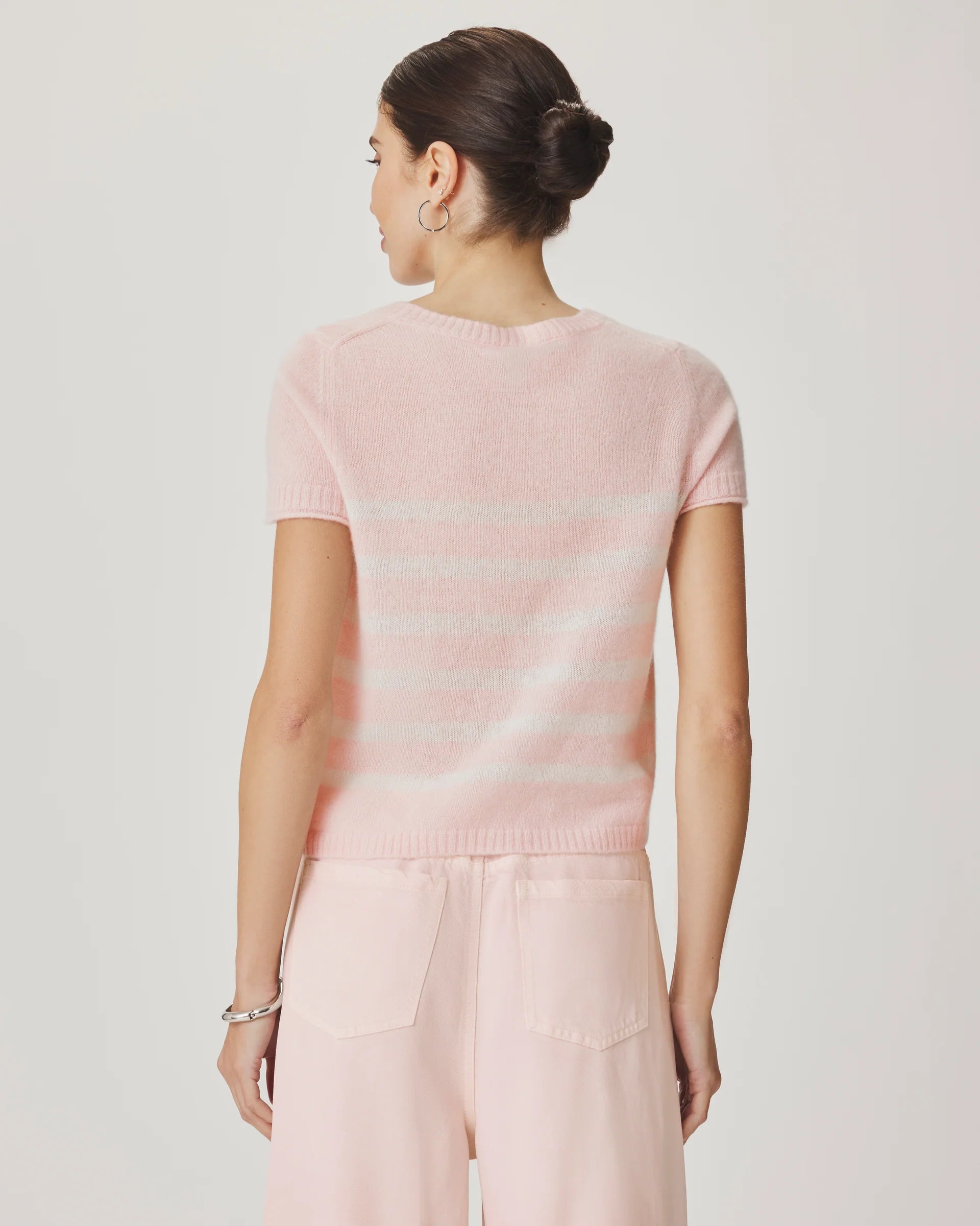 EMERSON STRIPE SS SWEATER