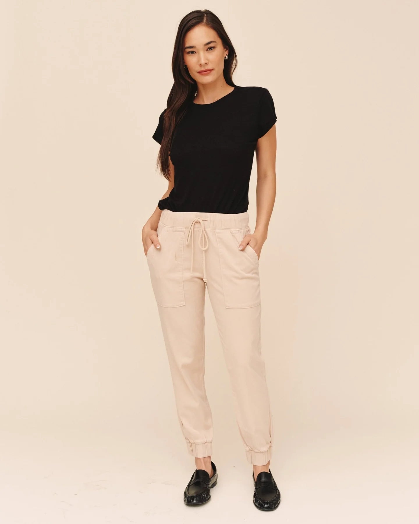 POCKET JOGGER LINEN SAND