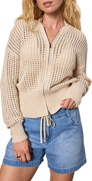 LAGUNA OPENWORK BOMBER