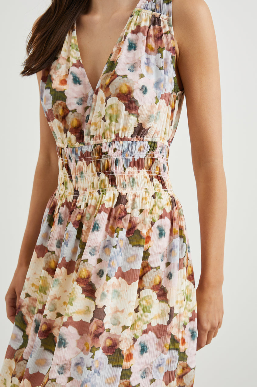 IZZY DRESS PAINTED FLORAL