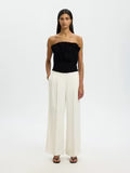 VINELLE PLEATED BANDEAU TOP