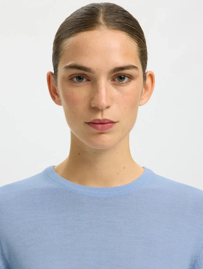 THEA LS KNIT MERINO O NECK