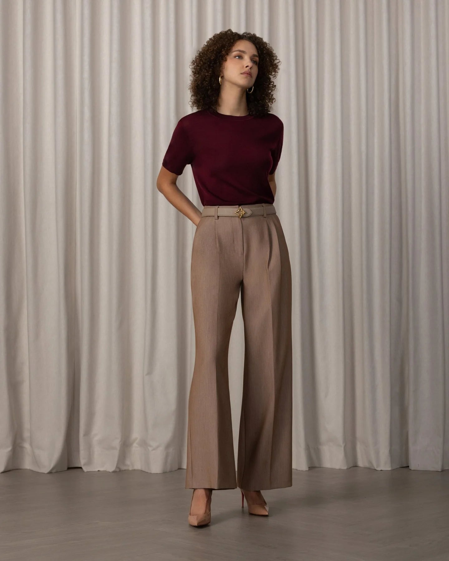 LINZ TWIN PLEAT TROUSER