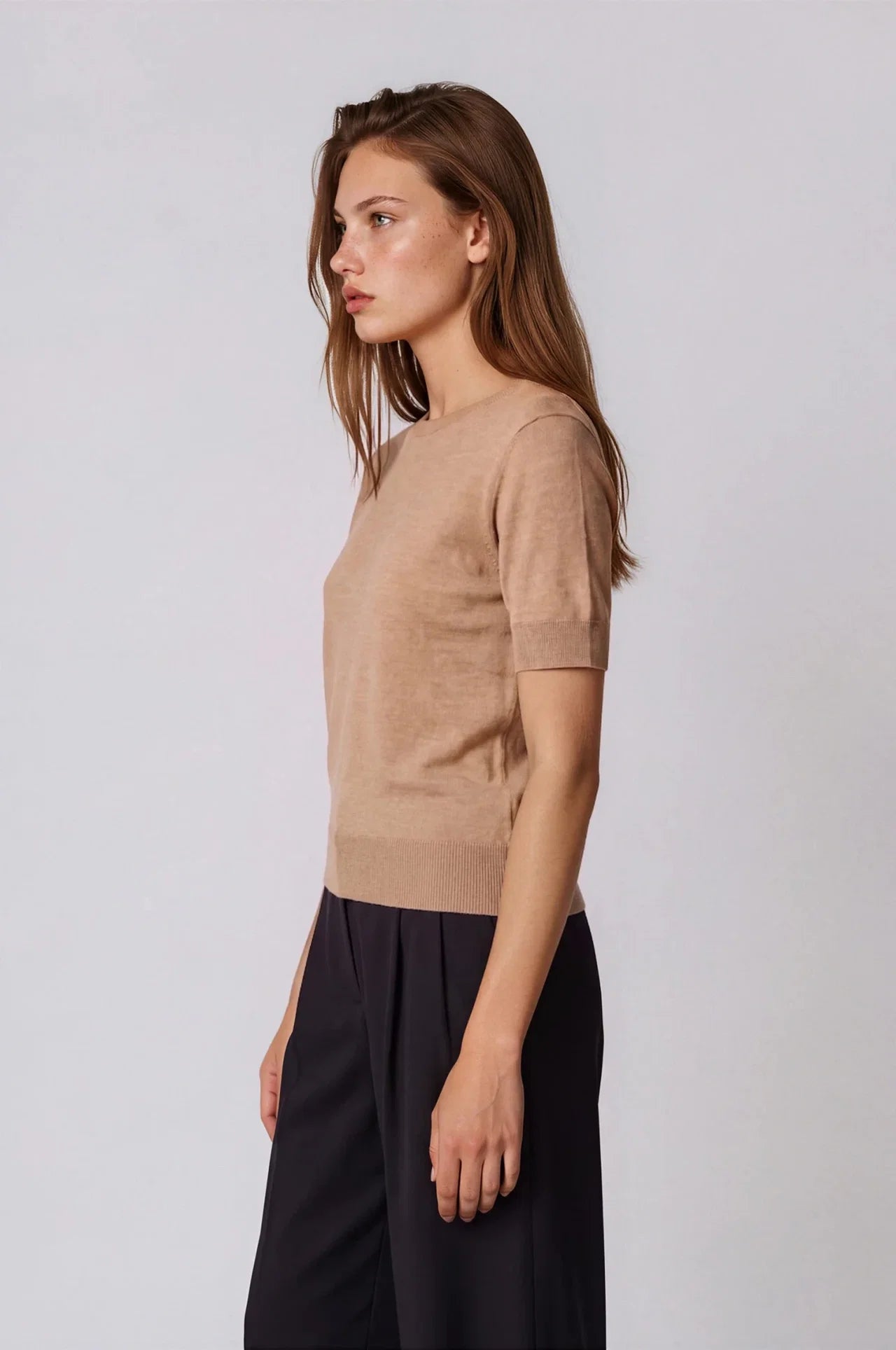 24/7 KNIT T-SHIRT OAKWOOD