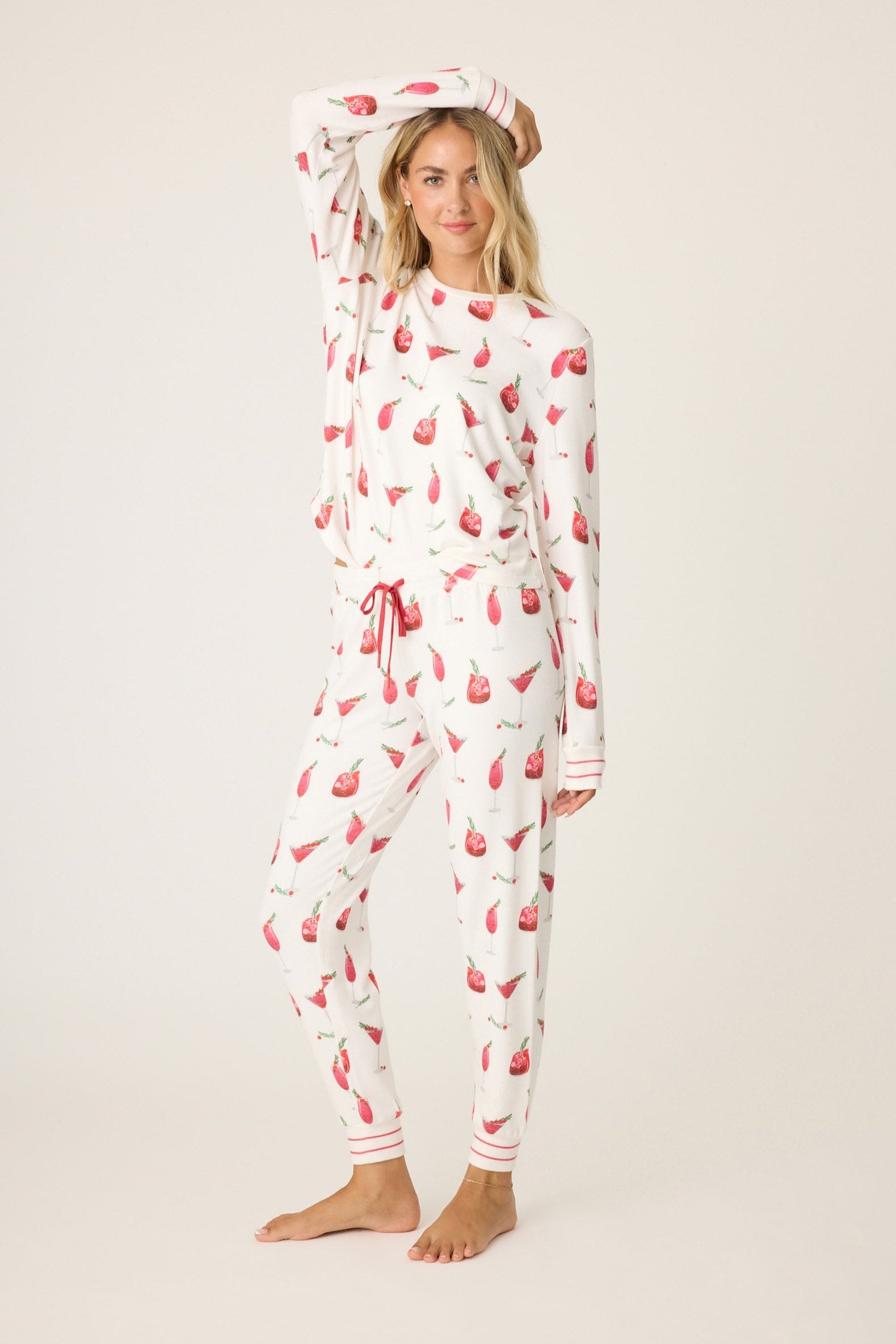 CRANBERRIES AND COCKTAILS L/S PYJAMA SET