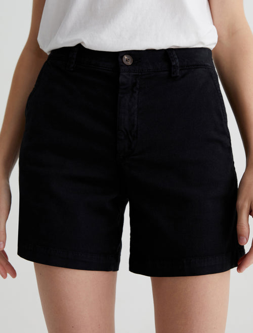 JUDE SULFUR BLACK SHORTS