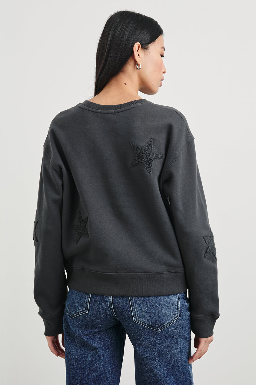 SONIA SWEATSHIRT WASHED BLACK