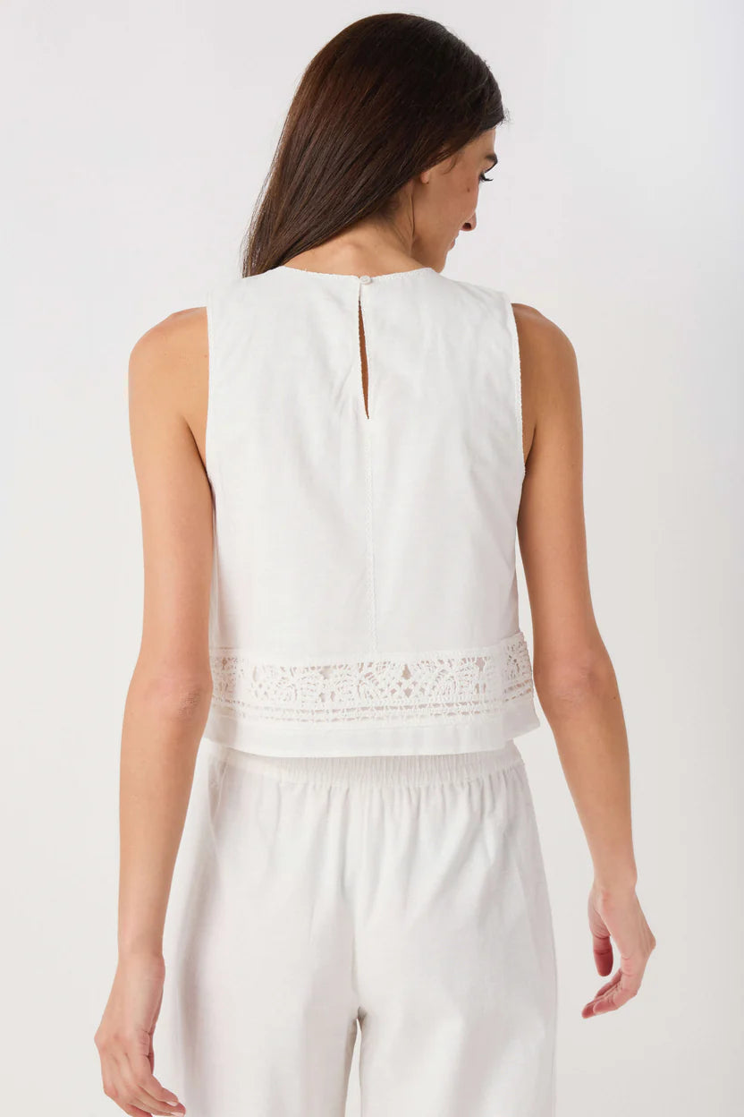 SLOANE EMBROIDERED TOP