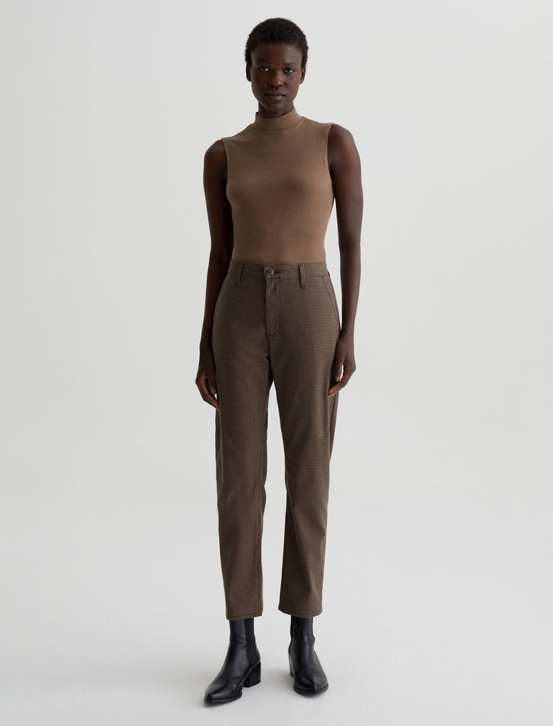 CADEN PIXIE GINGHAM TAUPE MULTI