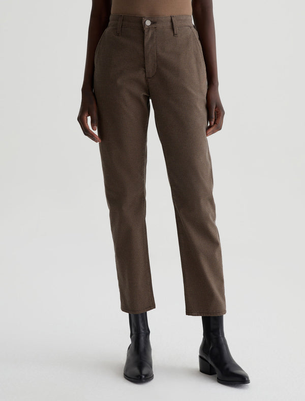 CADEN PIXIE GINGHAM TAUPE MULTI