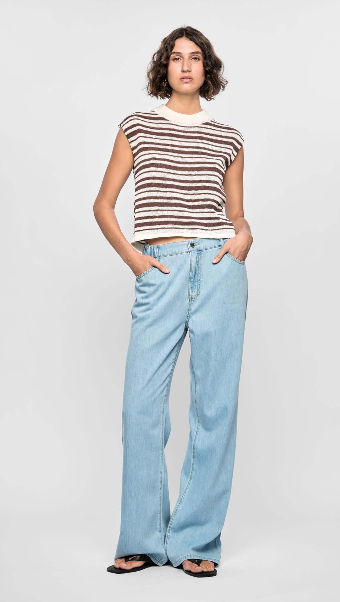 PALMER STRIPE KNIT TANK