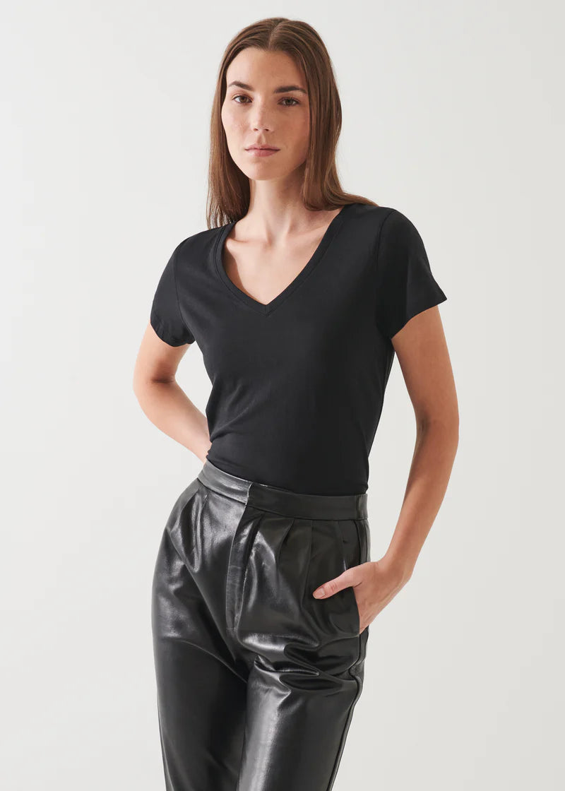 SS PIMA CLASSIC FIT VNECK