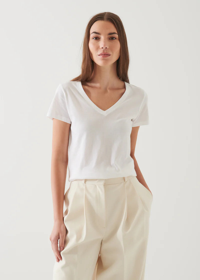 SS PIMA CLASSIC FIT VNECK