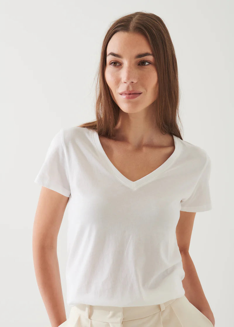 SS PIMA CLASSIC FIT VNECK