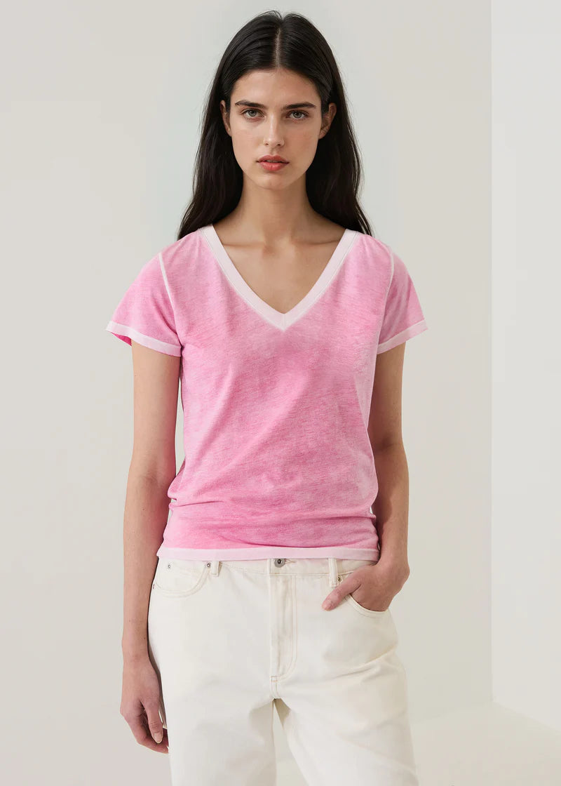 SS PIMA CLASSIC REV SPRAY CREW BRIGHT ROSE