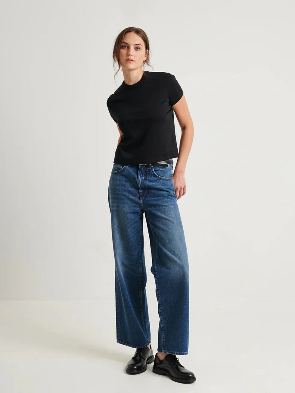 SS PIMA CLASSIC HI NECK BABY TEE