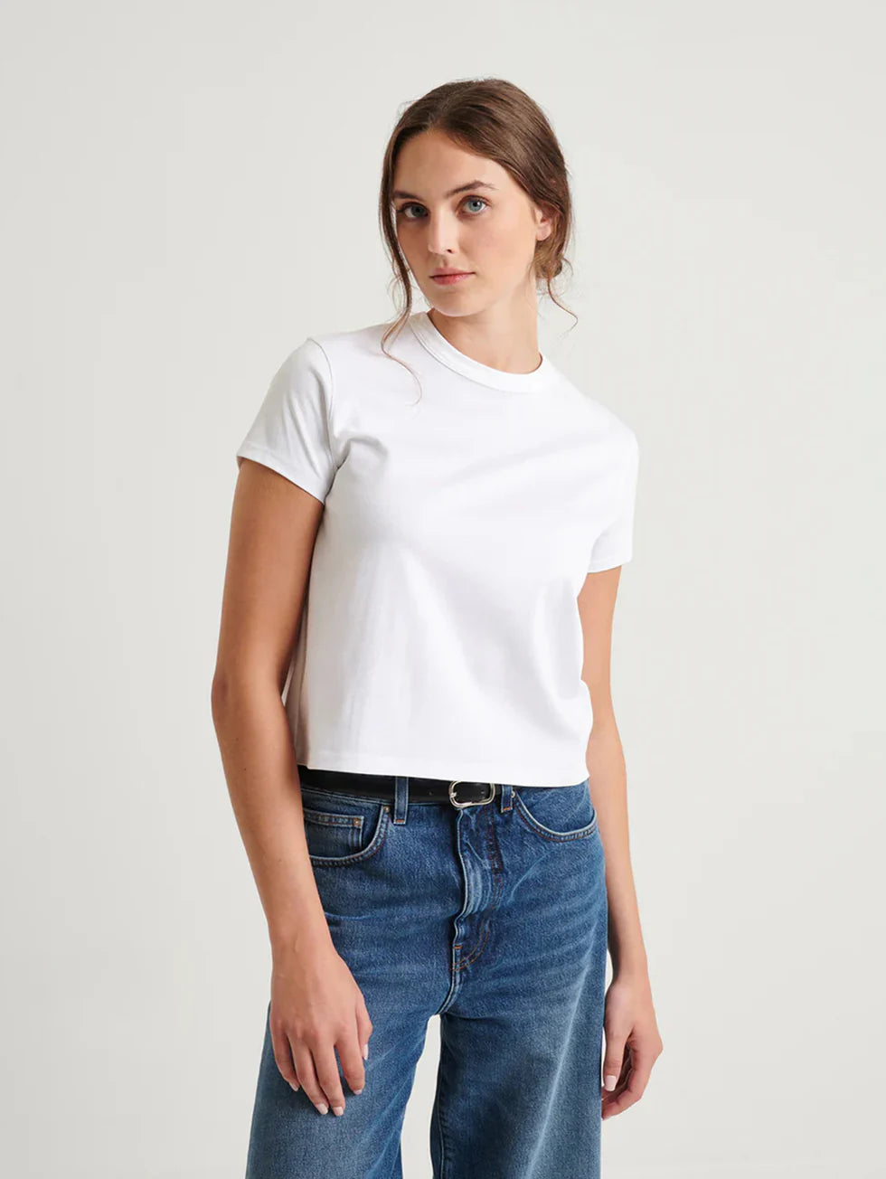 SS PIMA CLASSIC HI NECK BABY TEE