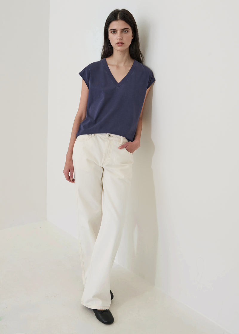 SS ICONIC SUBLIME V DOLMAN TEE INDIGO