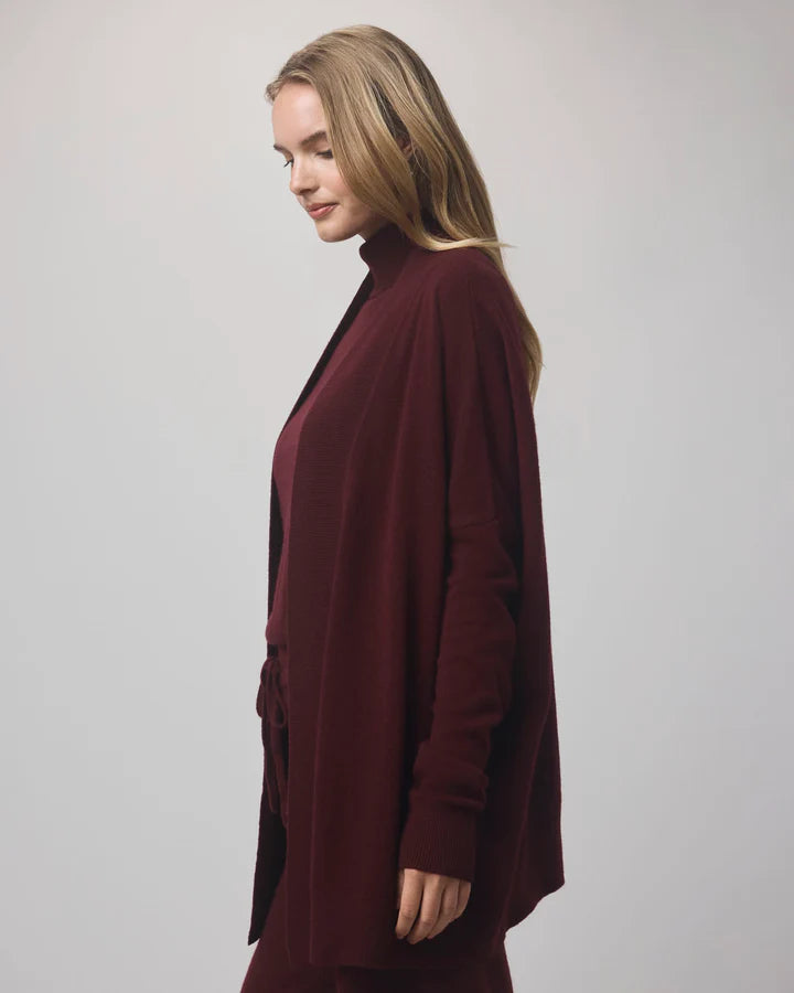 TORI CASHMERE OPEN CARDI