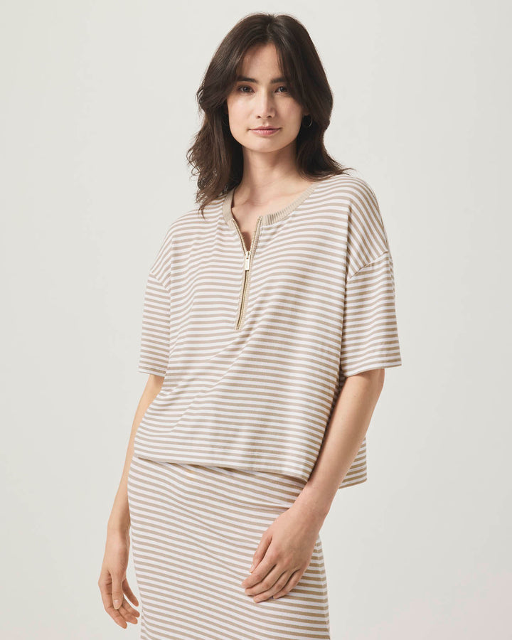 BROOKE STRIPE SS TOP