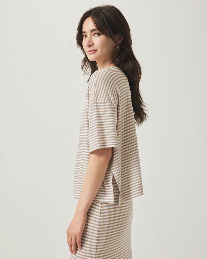 BROOKE STRIPE SS TOP