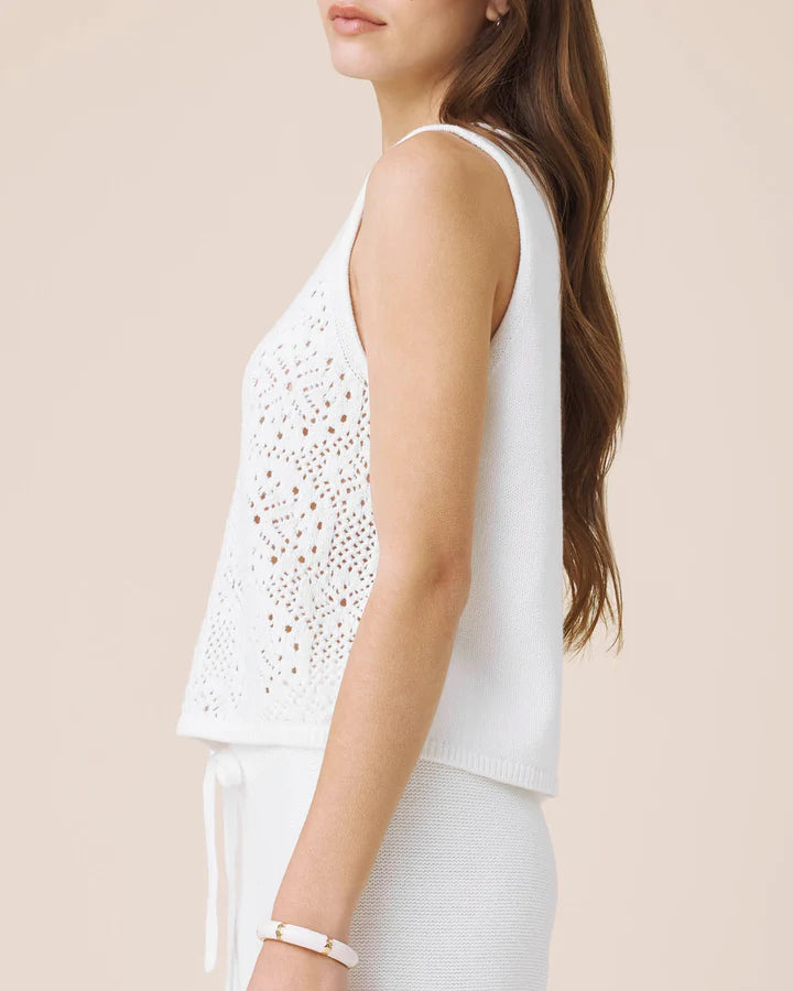 BECKHAM CROCHET SWEATER TANK