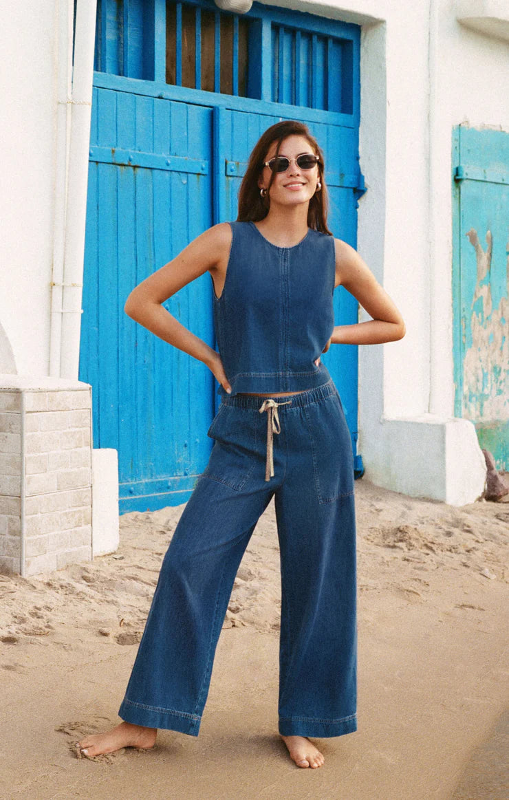 DAYCATION DENIM UTILITY PANT