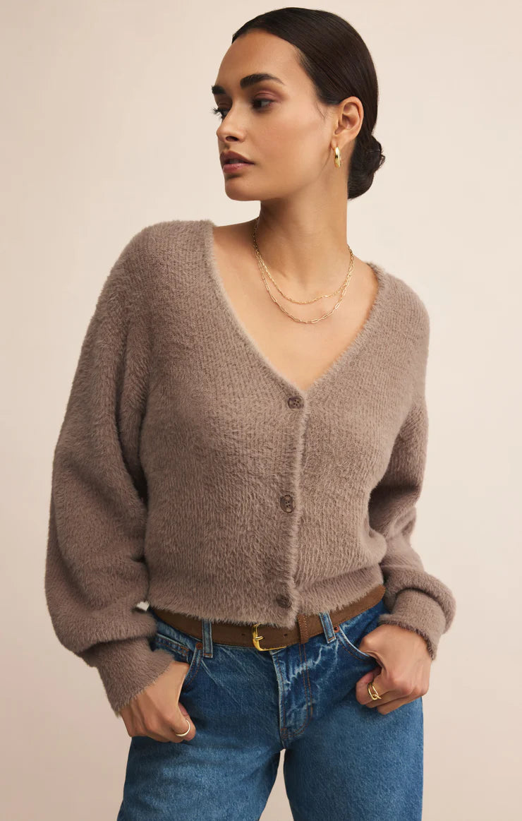 SADIRA FLUFFY CARDIGAN