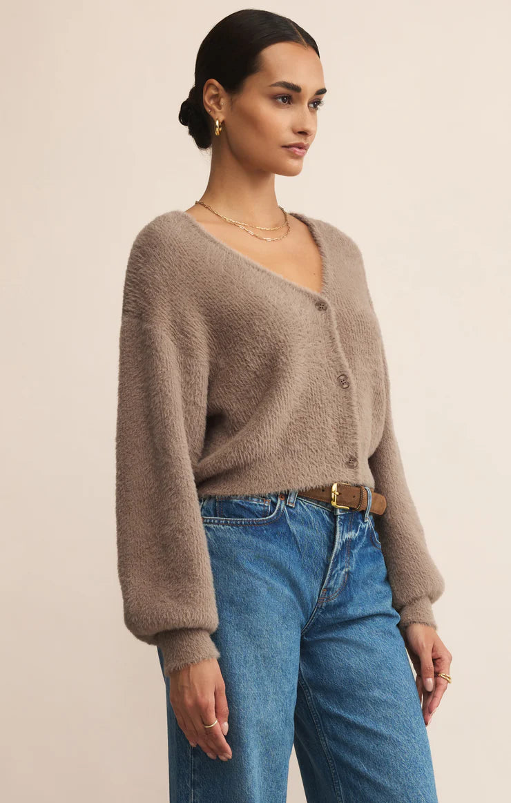 SADIRA FLUFFY CARDIGAN