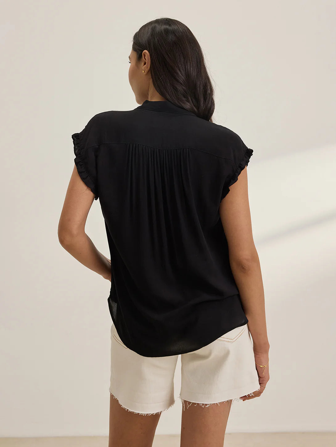 AKIRA07 RAYON CHALLIS TOP