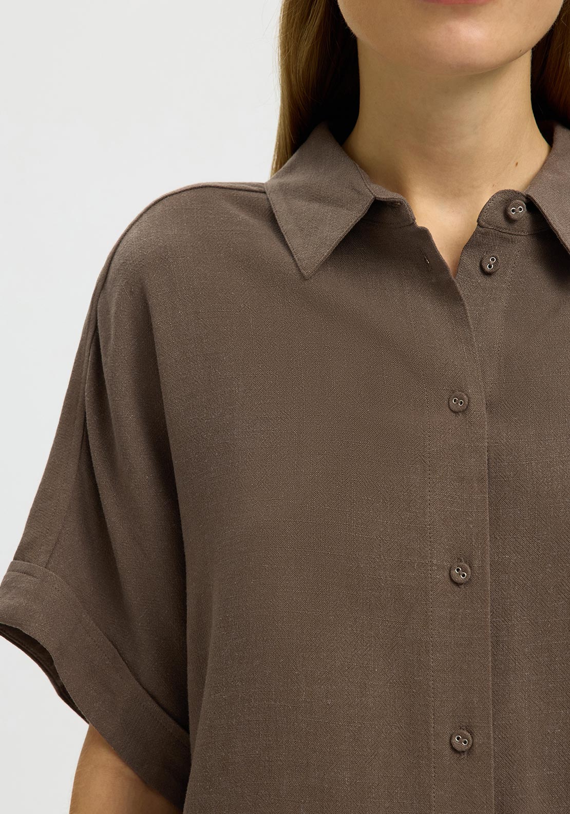 VIVA SS CROPPED SUN SHIRT