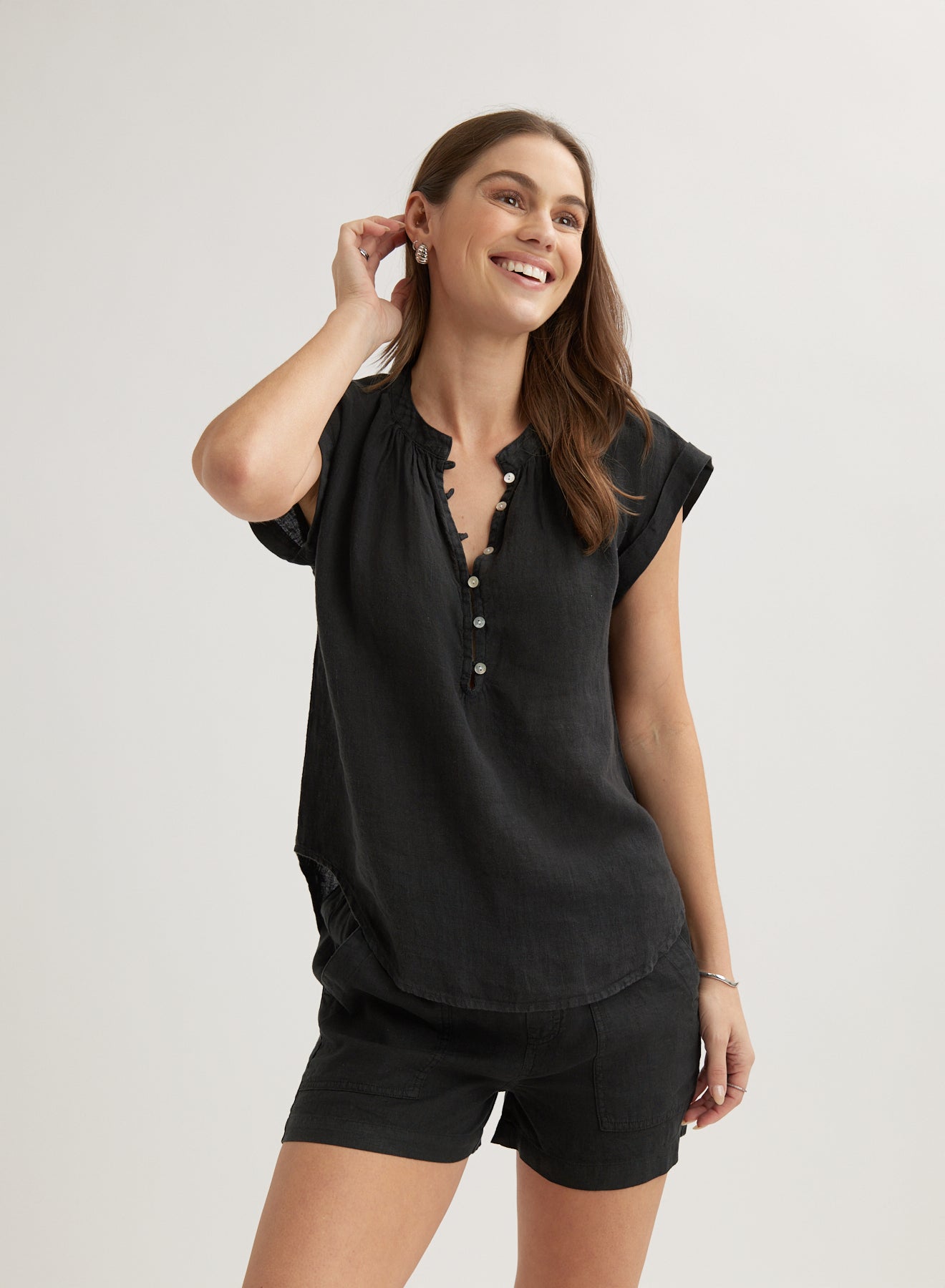 CAP SLEEVE PULLOVER