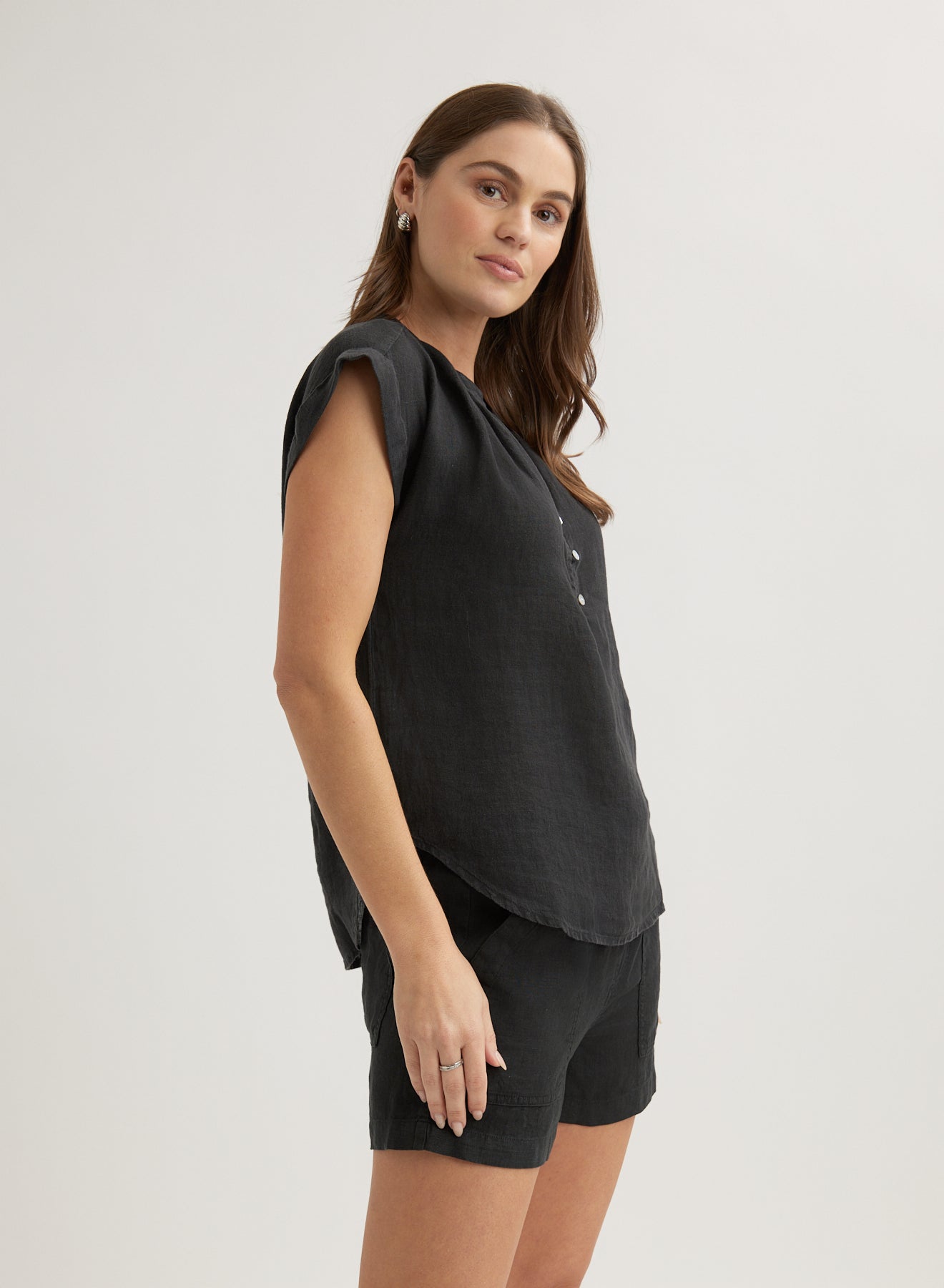 CAP SLEEVE PULLOVER