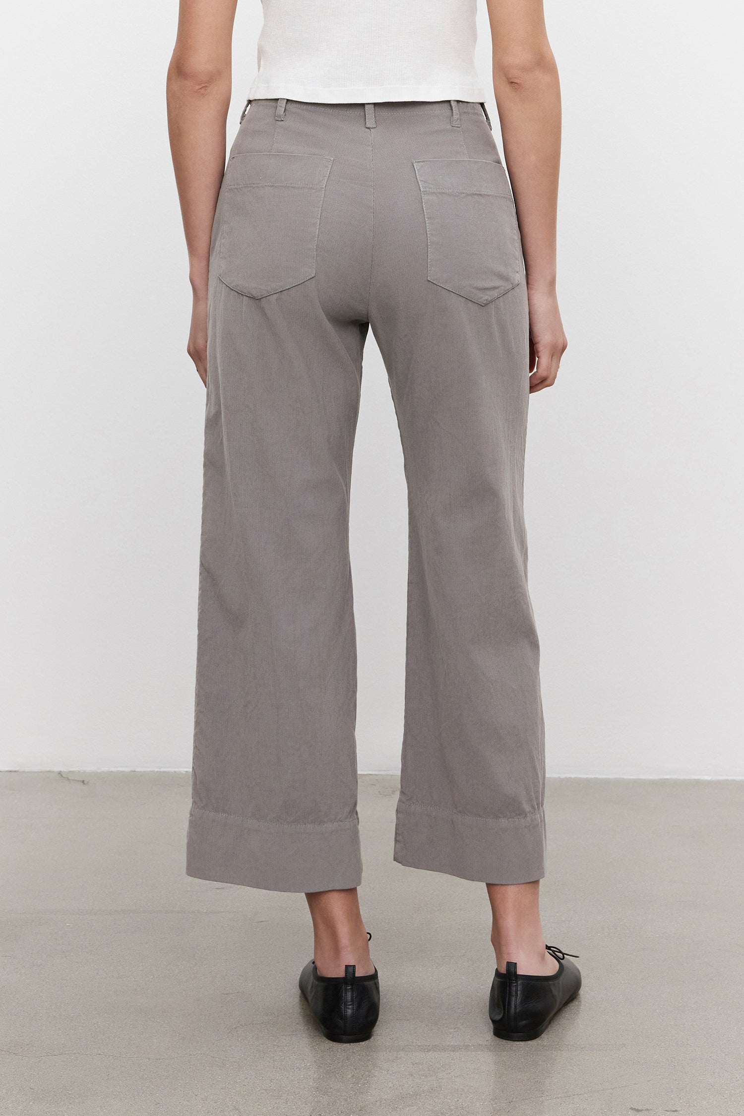 VERA COTTON CORDUROY CROPPED PANT