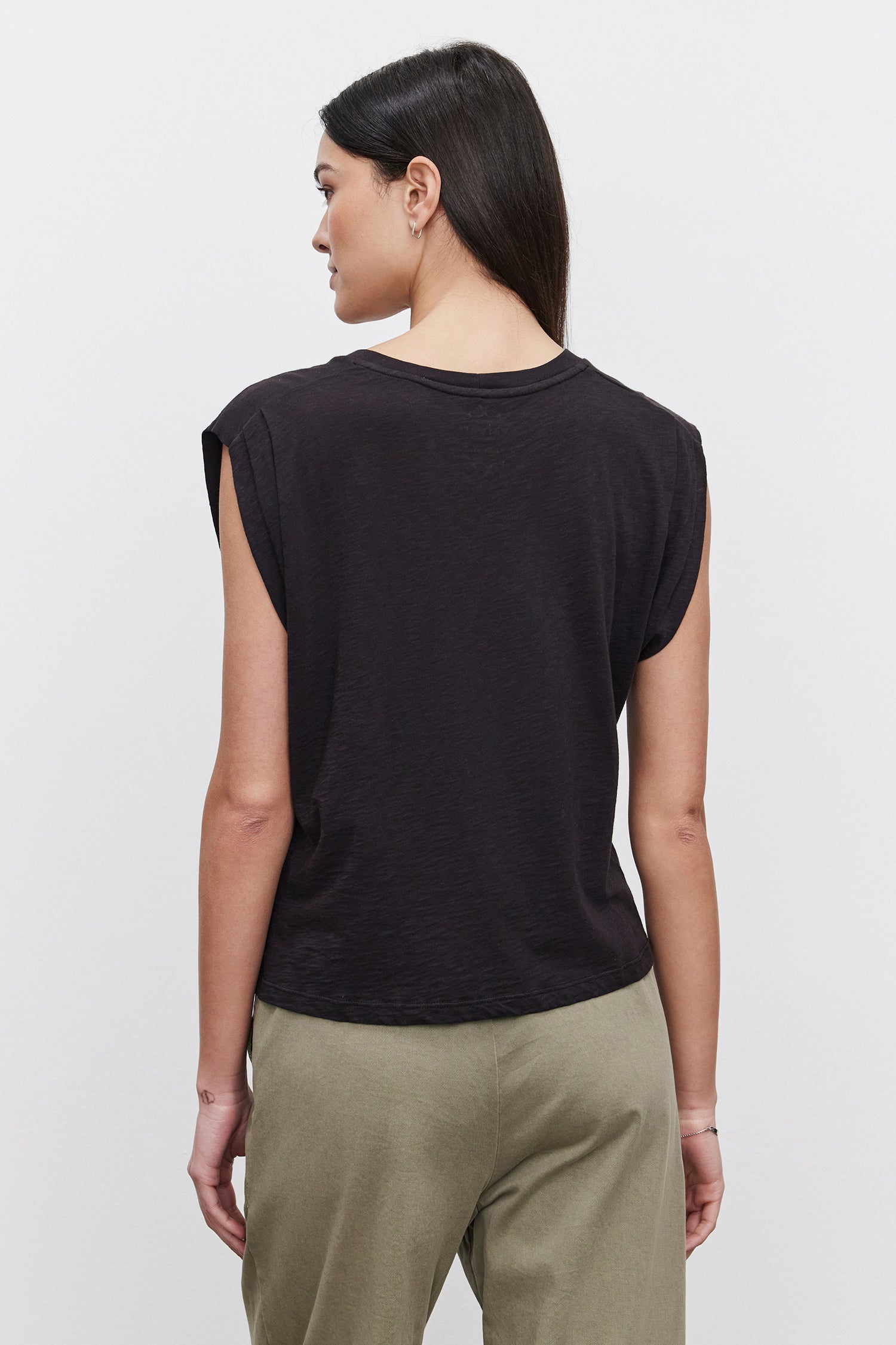 CECILE COTTON SLUB SLEEVELESS TOP