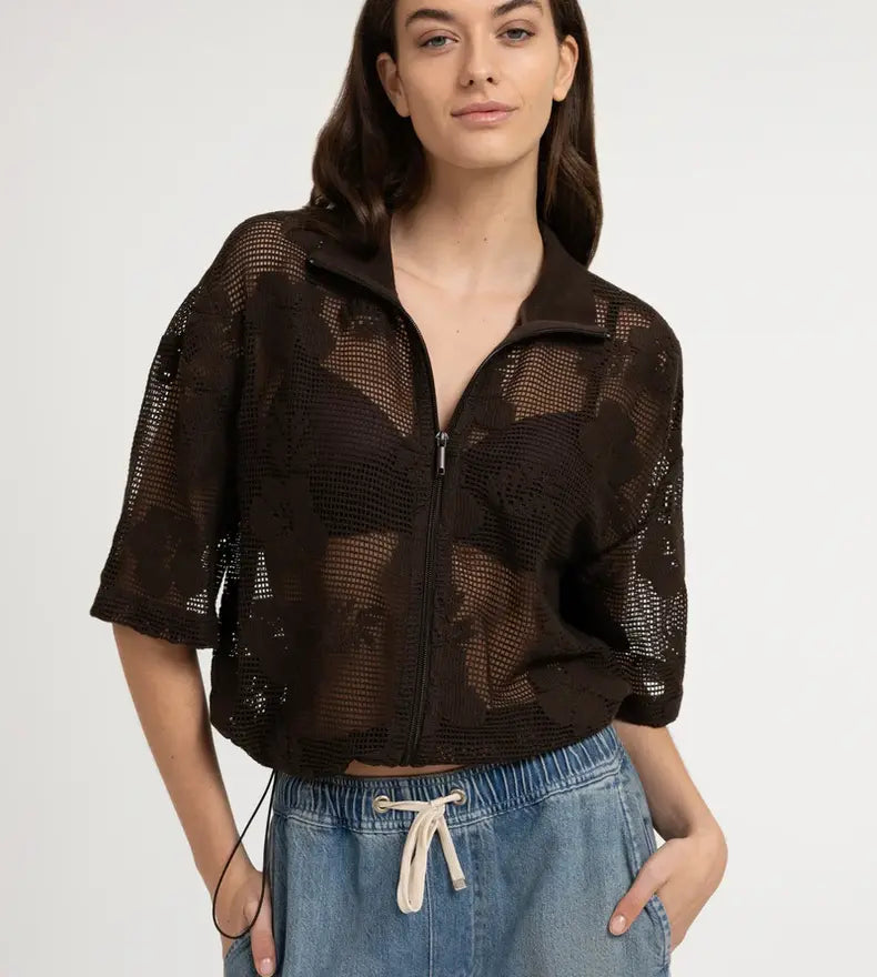 JACKET IN CROCHET STYLE