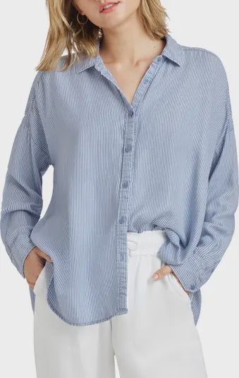 ELLA STRIPE BUTTON DOWN