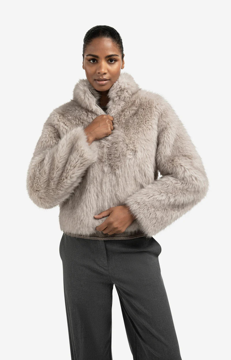 FAUX FUR JACKET