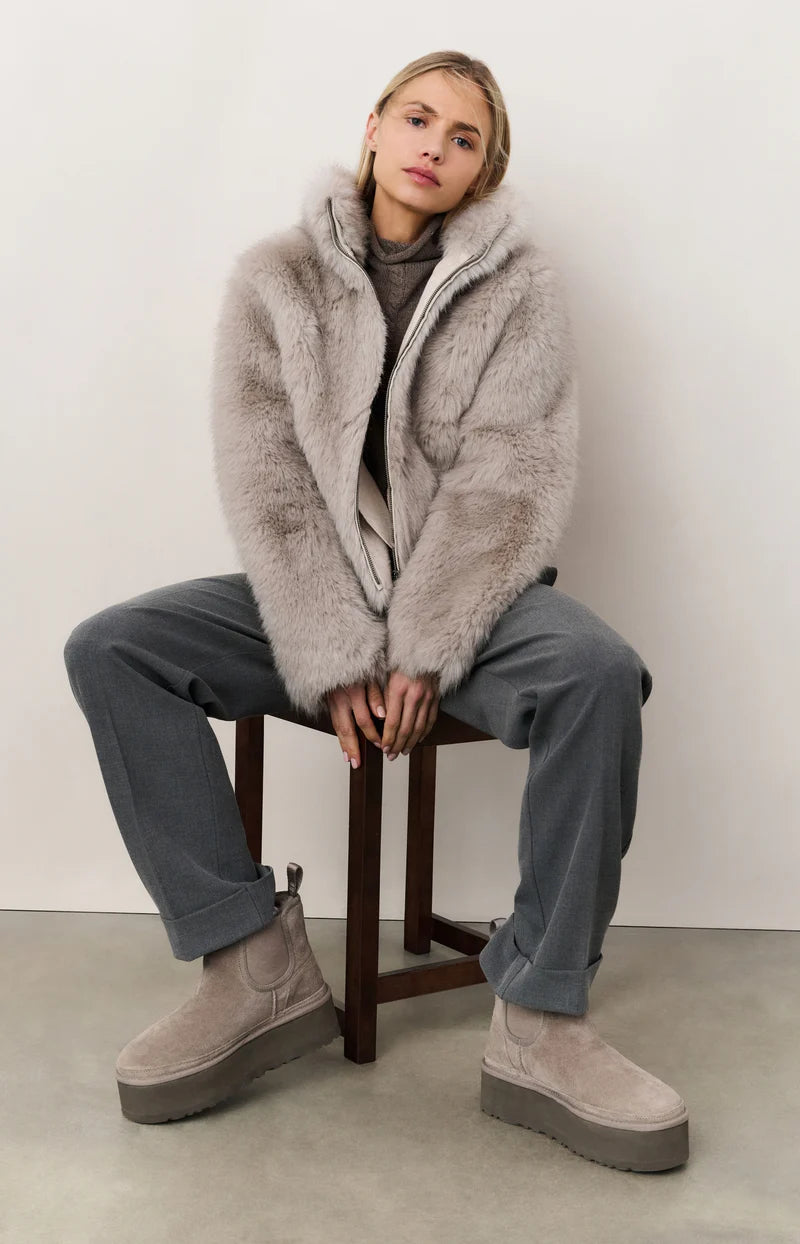 FAUX FUR JACKET
